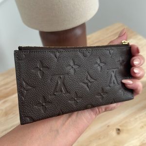 Luis Vuitton insert - Empreinte leather from Portefeuille Curieuse…authentic